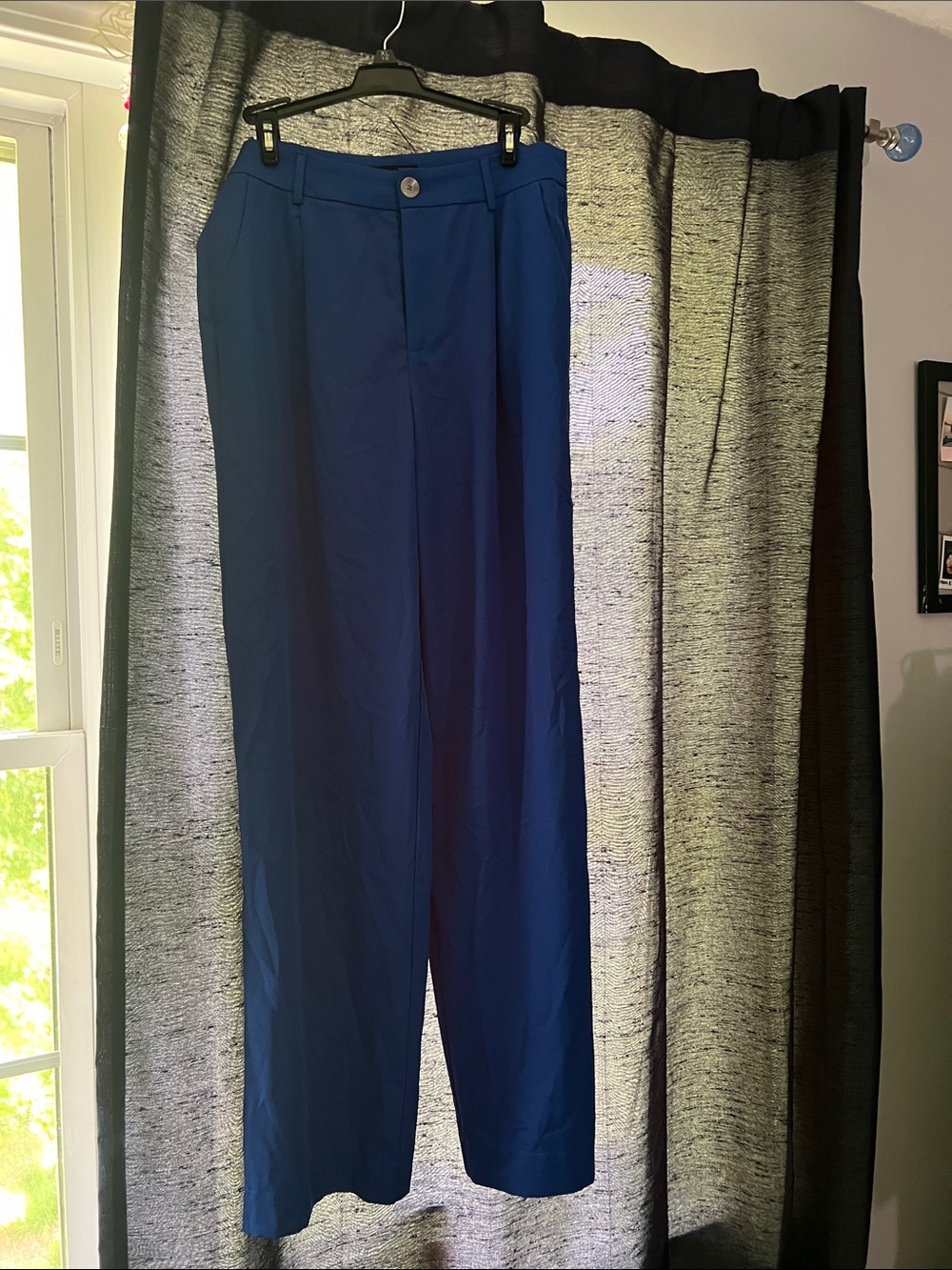 Cotton Candy Women’s Straight-Leg Chinos in Navy Blue